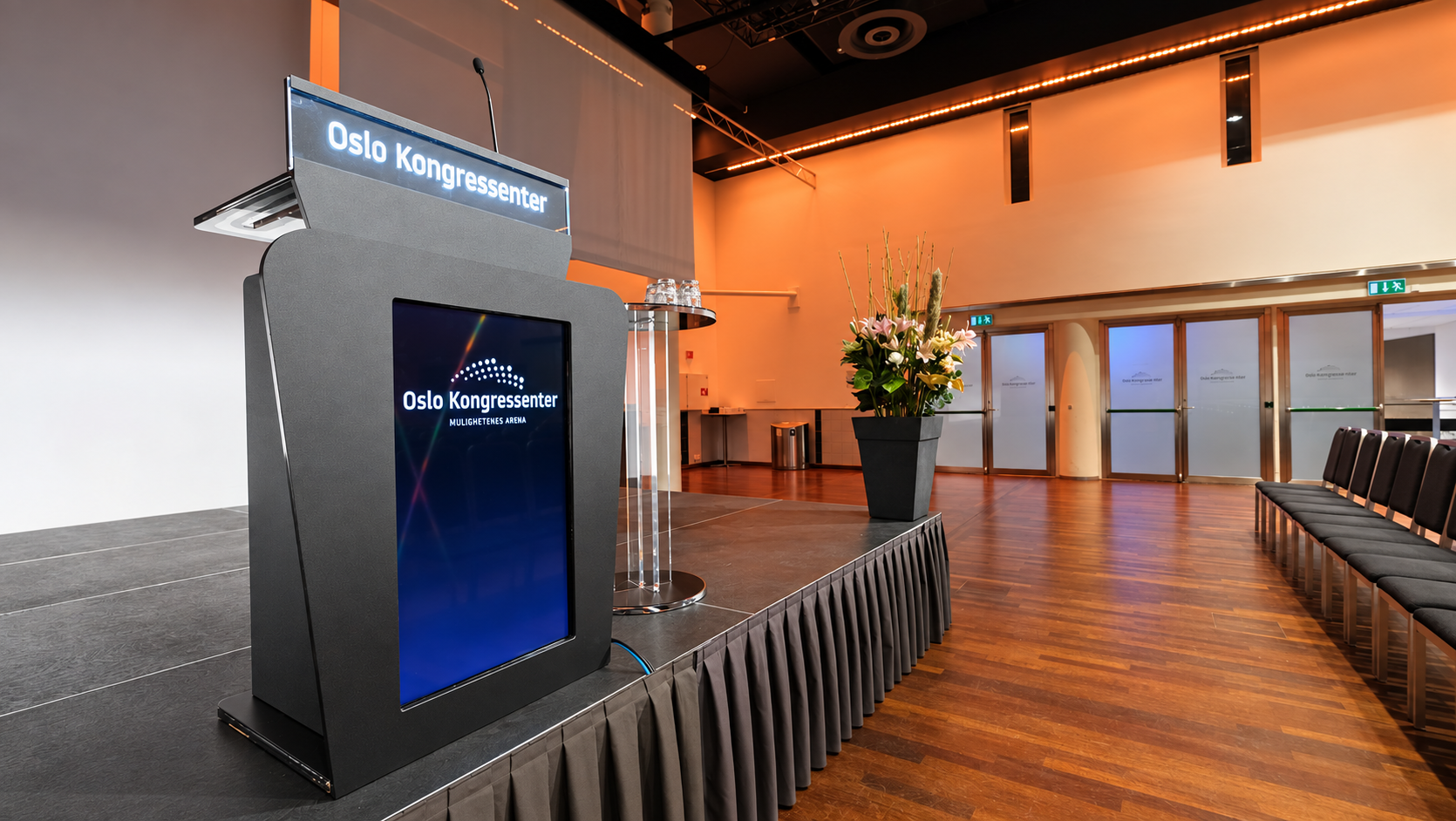 Oslo Kongressenter talestol